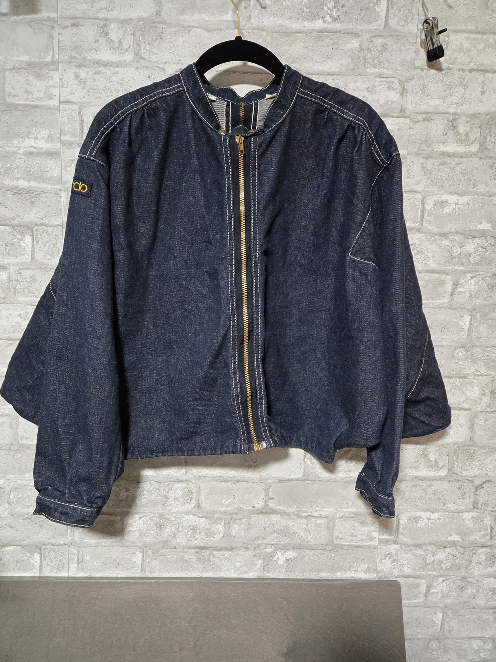 Vintage Riccardo Dark Indigo Denim Zip-Up Jacket Y2K